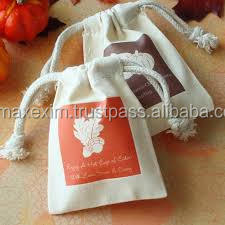 กระเป๋าถือผ้าฝ้ายธรรมดาผ้ามัสลินแบบมีเชือกผูกกระเป๋ารองเท้ากระเป๋าถือปอกระเจาสำหรับช้อปปิ้ง - Product Image 2