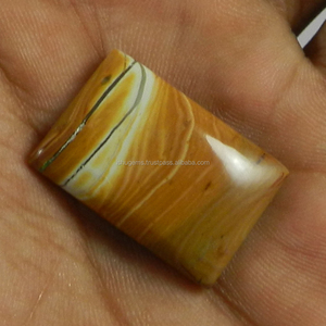 Jaspe Wagul Natural, Cabujón Rectangular de 26x17mm, Gema Suelta para Joyería - Product Image 3