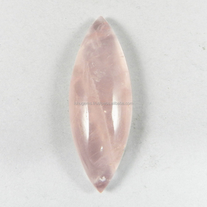 15*42มิลลิเมตรธรรมชาติโรสควอตซ์5.90 Gms มาร์คีส Cabochon กึ่งมีค่าพลอย IG0304 - Product Image 2