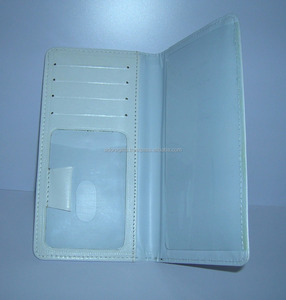 Cartera de viaje de cuero, funda para pasaporte, para billetes de avión, tarjetero para identificación - Product Image 1