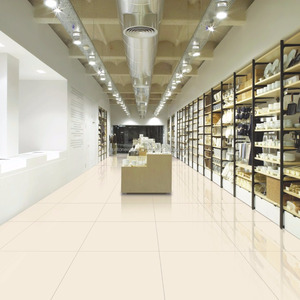 Azulejos de Porcelana Blanco Leche Pulido Nano, Acabado Liso, Detalles Verdes, Función de Ladrillo Refractario, Antibacteriano, Aislamiento Térmico - Product Image 6