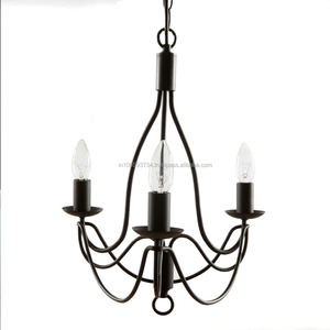 โคมไฟในร่มโลหะเหล็กตกแต่งโคมระย้าบ้านโรงแรมตกแต่งหรูหราโคมระย้าตกแต่งบ้านโลหะจี้เฉดสี - Product Image 1