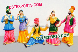 Estatua Punjabi tradicional para mujer, estatua Punjabi de bienvenida para la entrada, Punjabi, estatua de fibra de alta calidad - Product Image 2
