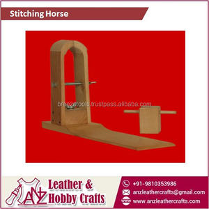 Premium Wooden <b>Leather</b> Stitching Horse Clamp | Adjustable Hand Sewing Pony for Leathercraft Saddlery DIY Stitching Repair <b>Tool</b> - Product Image 2