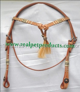 Bridon en cuir pour cheval de style western - Personnalisable - Product Image 4