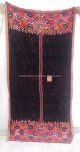 Elegant Vintage Handmade Design Rabari Shawl With Hand Embroidery & Mirror Work Design <b>Scarves</b> <b>for</b> <b>Women</b> Clothing Antique <b>Scarf</b> - Product Image 2