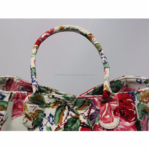 กระเป๋าผ้าฝ้ายกำมะหยี่ขนาดมาตรฐานสำหรับสุภาพสตรี - Product Image 4