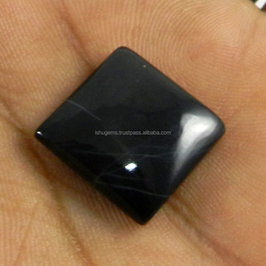 Hochwertiger natürlicher Vivianit-Jaspis 16x16mm quadratischer Cabochon-Edelstein für die Schmuckherstellung - Product Image 3