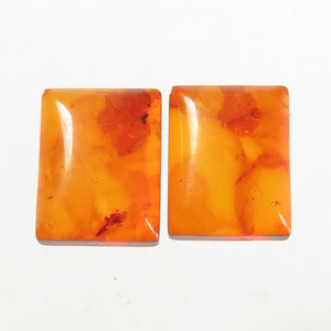 Ámbar Báltico Natural Naranja, Corte Ovalado, Cabujón de Fantasía, Precios de Joyería, Tamaños Personalizados, Calidad Grado AAA - Product Image 2