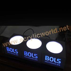 Comptoir personnalisé personnalisé acrylique led lumières bar whisky présentoir à vin pour bouteilles de bière comptoir à vin - Product Image 3