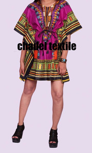 Caftán de Algodón para Mujer Africana, Talla Grande, Vestido Maxi con Estampado Dashiki, Vestido Hippie con Cordón Ajustable, Talla Única para Adultos, Venta al por Mayor - Product Image 5