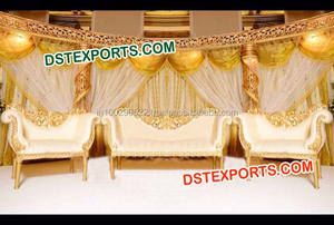 Musulman Nikah Scène Pakistanais Mariage Mehandi D'étape De Mariage Balançoire - Product Image 3