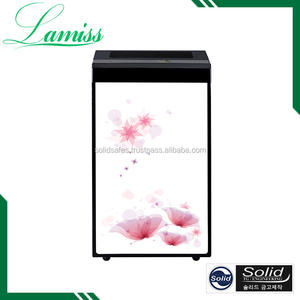 Lamiss Home Coffre-fort numérique avec serrure électronique et à clé Protection contre le feu et le cambriolage 240kg Construction en métal et en acier - Product Image 1