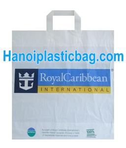 Customized color cheap soft loop plastic bag handle shopping bags - Product Image 4