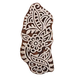 Fabricant de blocs d'impression floraux faits à la main Blocs d'impression en bois - Product Image 1