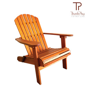 Silla Adirondack Tradicional de Madera Resistente a la Intemperie, Plegable, Cómoda, Muebles de Exterior para Patio, Chimenea, Piscina, Playa - Product Image 2