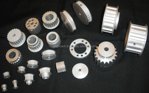 OEM tùy chỉnh nhôm/thép cơ khí Truyền tải điện Công cụ lái xe hoàn hảo thời gian ròng rọc 1 rãnh 10mm Đường kính lỗ khoan - Product Image 5