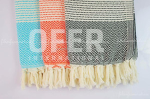 Kasikci Pestemal Turkish <b>Towels</b>, Hammam <b>Towel</b> Turkey Wholesale - Beach Blanket&<b>Towel</b> / <b>Blue</b> Classic Collection - Product Image 6