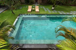 स्विमिंग पूल के लिए प्रीमियम गुणवत्ता Pedra Hijau मंजिल टाइल्स