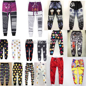 Custom Sport Wear Mención Mid Spliced O Neck Jogging Impresión Casual Hombres Impreso Joggers para mujeres Fitness corsé - Product Image 2