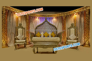 Panneau d'arrière-plan pour mariage élégant, décorations de luxe Grand panneau de scène, différents Style de mariage, dernière conception - Product Image 2