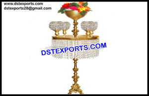 Centro de mesa de cristal para boda, centro de mesa de cristal para boda, estilo florero - Product Image 4