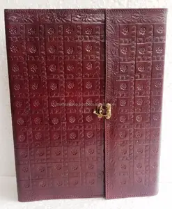 Indian Handcrafted Custom Design Leather File leather Folder in Nice Design