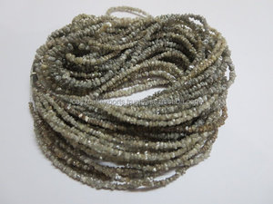 เพชรสีน้ำตาลธรรมชาติ Uncut ชิปสอบเทียบสำหรับการทำเครื่องประดับสร้อยคอคริสตัลหินบำบัดลูกปัด - Product Image 3