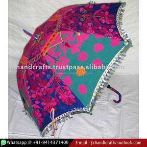 Al por mayor de algodón decorativo diseñador de las mujeres paraguas - Product Image 2