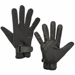 Shemax 2024 Equitación Ecuestre Personalizado de alta calidad Material elástico superior Auto formado Guantes transpirables para montar a caballo - Product Image 1