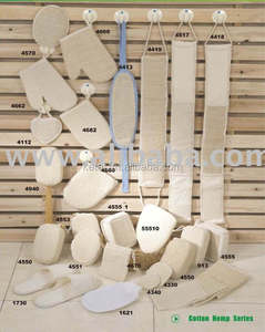 Nettoyeur de bain pour nouveau-né, série en chanvre de coton - Product Image 1