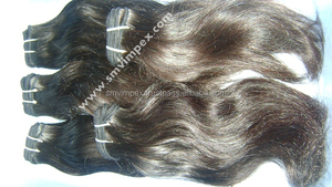 100% Virgen india a granel, venta al por mayor, cutícula cruda sin procesar, cabello humano Remy alineado, extensión de tejido de onda Natural, pelos de templo - Product Image 6
