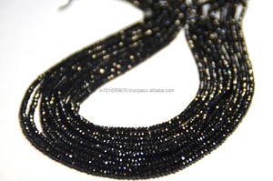 Fabricante de cuentas de espinela negra Natural, precio - Product Image 5