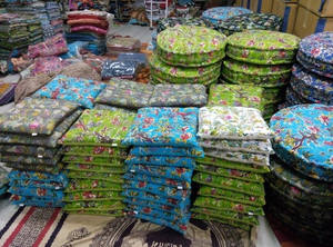 ปลอกหมอนอิงผ้าคอตตอนปักลายสไตล์วินเทจสีสันสดใสตกแต่งบ้านคุณสมบัติหมอนนวดจัดท่า - Product Image 6