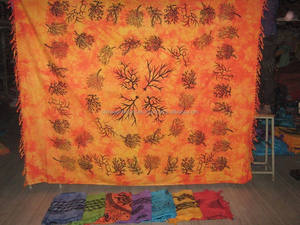 ผ้าขนหนูปิกนิกชายหาดทำด้วยมืออินเดียผ้าปูโต๊ะทรงกลมพู่ห้อยพรมแขวนผนังพรมมันดาลาโยนโบฮีเมียนฮิปปี้เสื่อโยคะ - Product Image 2