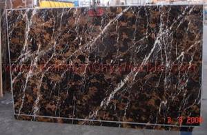 Losa de Mármol Negro y Dorado Pulido de Alta Calidad, Piedra Natural Grande Inspirada en Miguel Ángel en Forma de Losa - Product Image 3