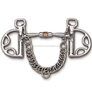 New horse Kimberwick Stainless Steel Comfort Snaffle with Copper Roller by Riaz Jamal Intel