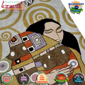 Cuddling Hug Handmade Modern Carpet Rug Designs Handmade Rugs - Product Image 6