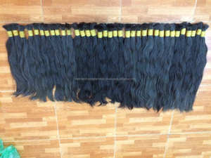 Extensiones de Cabello Virgen Remy Gris a Granel con Trama de Piel, de 8 a 40 Pulgadas de Largo, 100 Gramos - Product Image 5