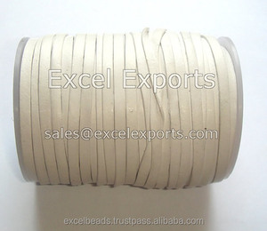 50 Meter Rolls of 3mm Flat Leather <b>Laces</b> 4mm and 5mm Sizes Jewelry Findings Cord 3mm Leather <b>Thongs</b> - Product Image 6