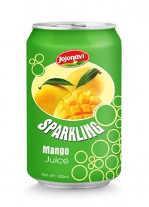 Exportador más vendido, agua con gas, jugo de manzana roja con gas, 330ml, marcas de bebidas JOJONAVI, OEM ODM - Product Image 2