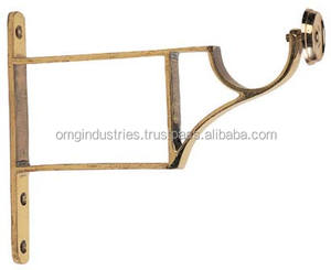OMG Industries Laiton Rideau Double Poteau Support Réglable Tringle à Rideau Support Double Support Accessoires pour Tringle à Rideau - Product Image 3
