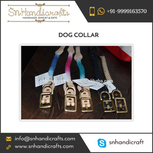 Ombre Rope Dog <b>Collar</b> Gradient Rope Dog <b>Collar</b> Decorative Dog <b>Collars</b> - Product Image 3