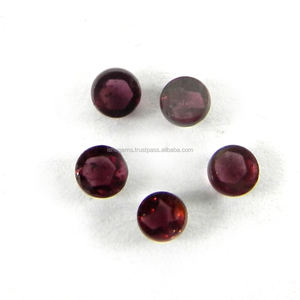 โกเมนอินเดียธรรมชาติขนาด3มม. IG4432พลอย0.20ชิ้นเจียระไนลายกุหลาบ - Product Image 2