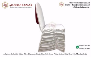 เก้าอี้จัดงานแต่งงานที่หรูหราครอบคลุมการปรับปรุงสำหรับสถานที่รับ - Product Image 6