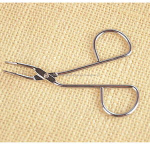 Shemax 2024 OEM nueva moda mejores pinzas de cejas de acero inoxidable punta inclinada pinzas de recorte Facial maquillaje instrumentos de belleza - Product Image 2