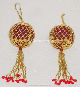 Colgante de Navidad, bordado a mano, adornos de decoración de Navidad - Product Image 1