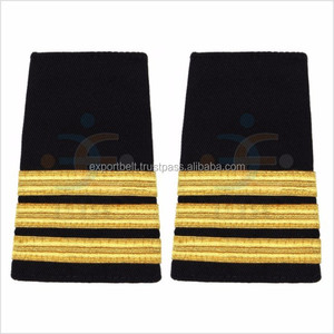 Epaulettes de Piloto Privado de Alta Calidad OEM para Piloto de Avión Privado, Franjas de Copiloto en Dorado o Plateado, Rangos del Personal de Avión - Product Image 3