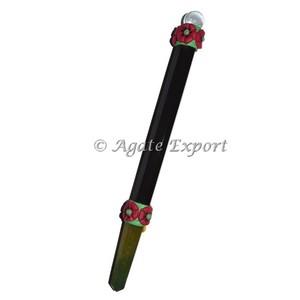Bâton de massage thaïlandais en bois, bâton de réflexologie en bois, outil traditionnel pour les mains, la tête, le visage et le corps, de Agate Export - Product Image 4