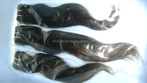 Venta al por mayor de cabello liso y sedoso, extensión de cabello humano virgen Remy 100%, cabello expresable brasileño calidad flotando Cabellos crudos - Product Image 6